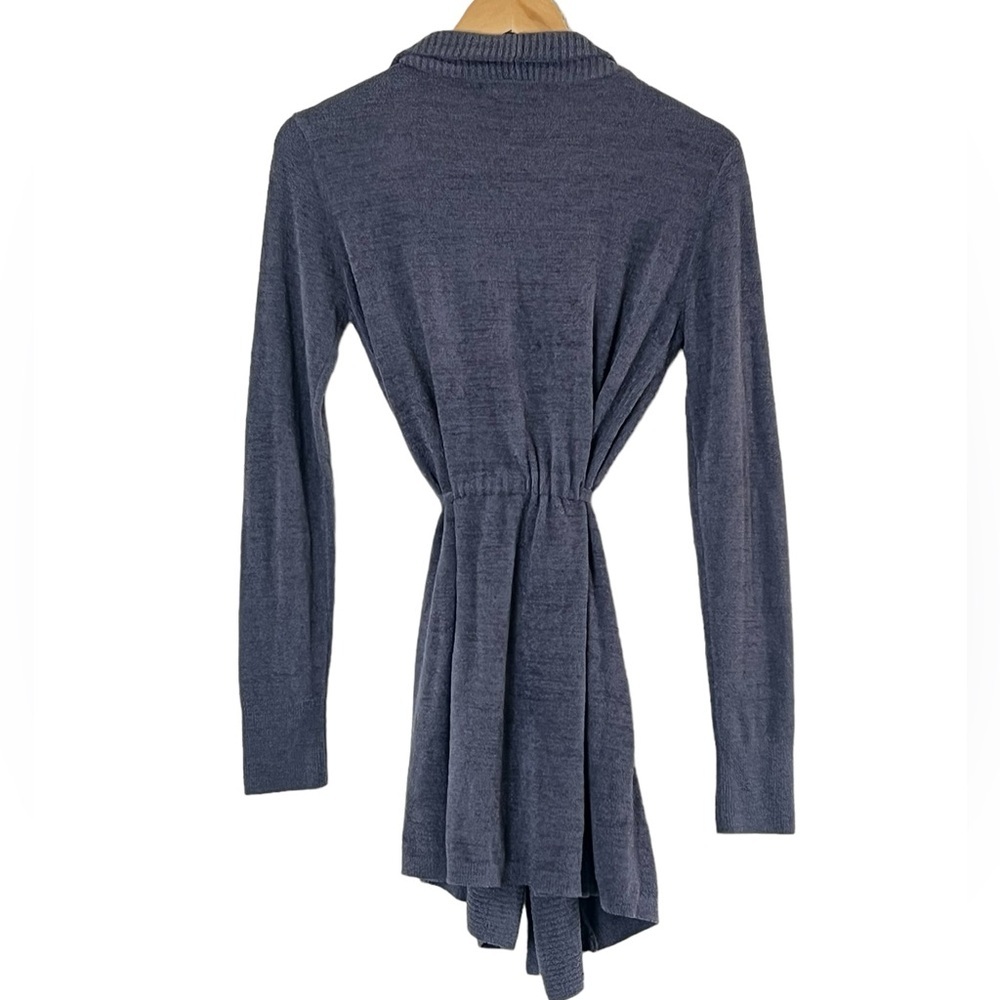 Barefoot Dreams | Cozychic Ultralite gray tie lounge robe cardigan size … - Picture 9 of 15